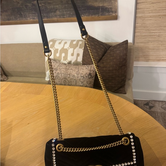 Gucci Black Shoulder Bag with Gold and Silver Accents - Picture 10 of 12